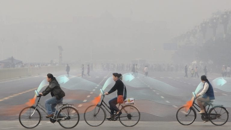 Dutch innovation: Air-cleaning bicycles to help stop pollution