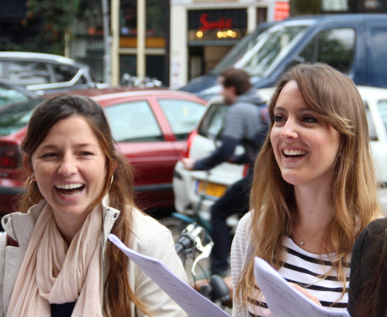 Three-Koentact-students-enjoying-their-Dutch-lesson