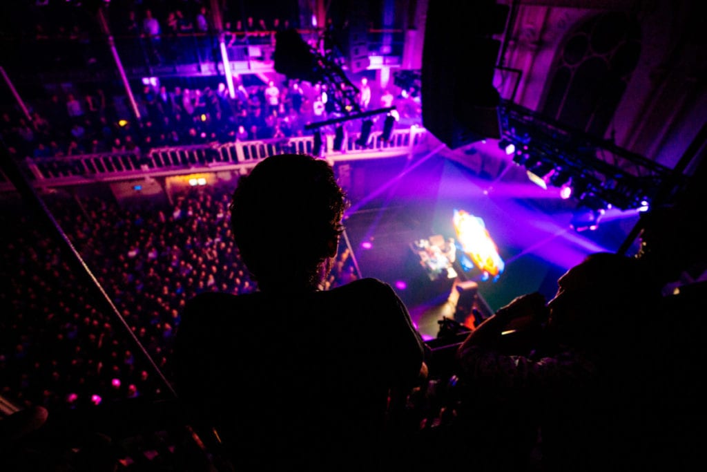 Amsterdam Dance Event DJ in front of crowd