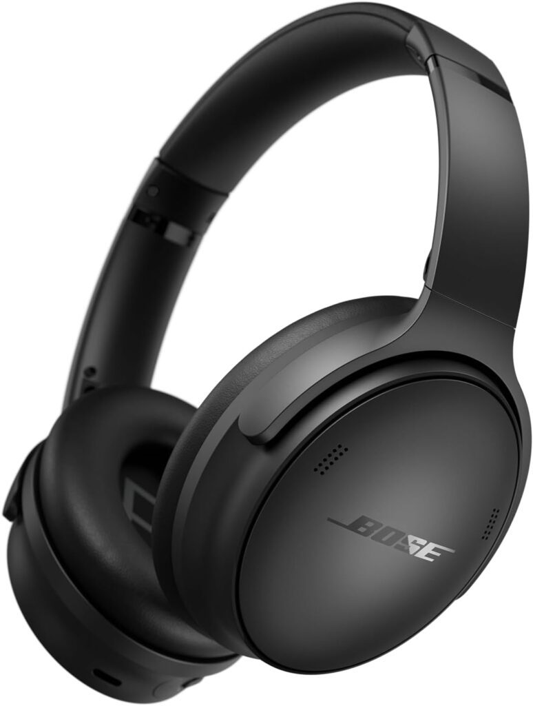 NEW Bose QuietComfort Wireless Noise Cancelling Headphones, Bluetooth Over-Ear Headphones with Up to 24 Hours Playback Time, Black
