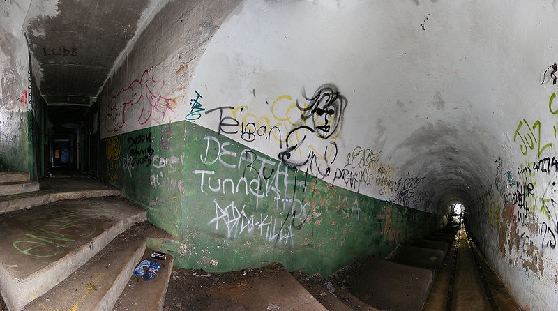 photo-of-tunnel-in-netherlands-with-graffiti