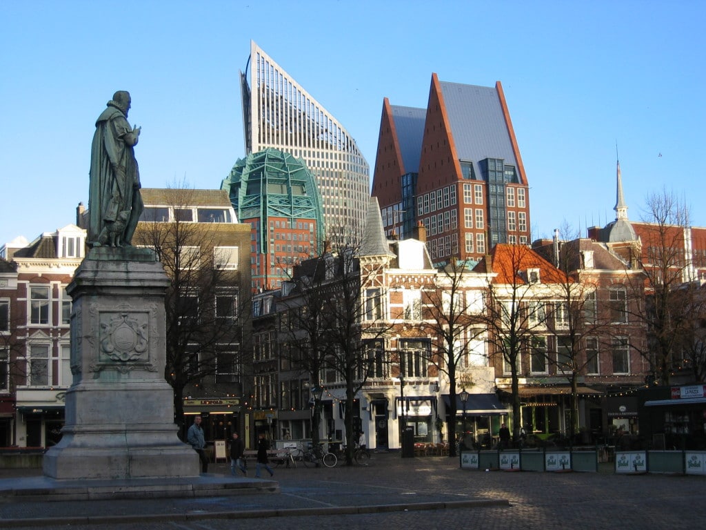 A square in Den Haag.
