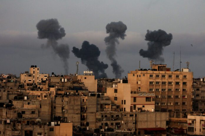 Rockets-over-gaza-israel-palestine-conflict