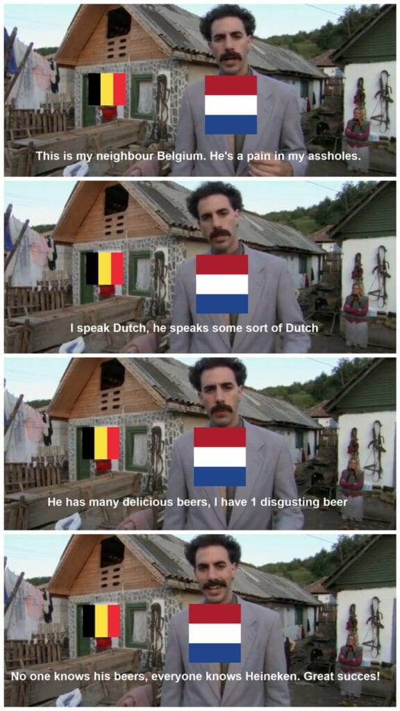 Meme-of-Borat-about-Dutch-vs-Belgium-beer