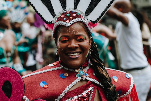 photo-of-woman-wearing-carnival-outfit-celebraring-carnival-in-the-Netherlands