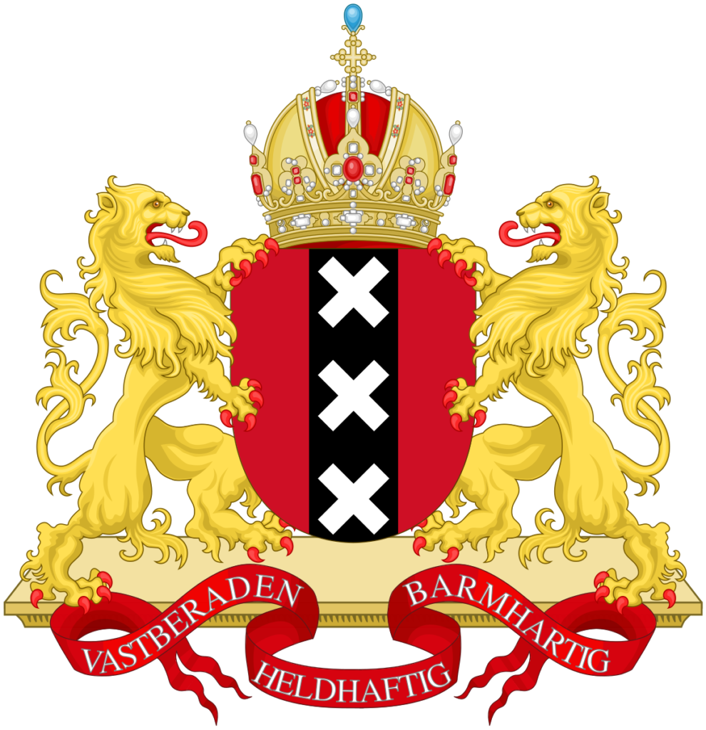 photo-of-coat-of-arms-with-amsterdam-xxx-symbol-as-seen-on-Amsterdam-flag