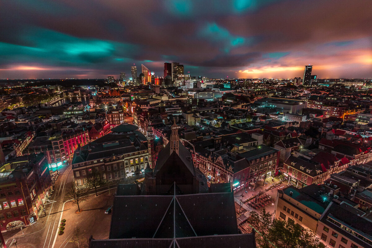 Moving to the Hague: a photo showing the many lights of The Hague