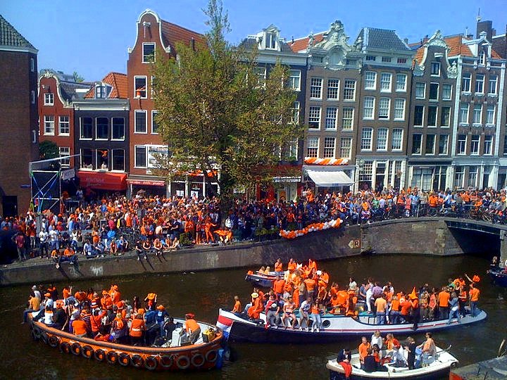 🇳🇱 Kings Day Amsterdam 2023 Night Street Party Koningsdag