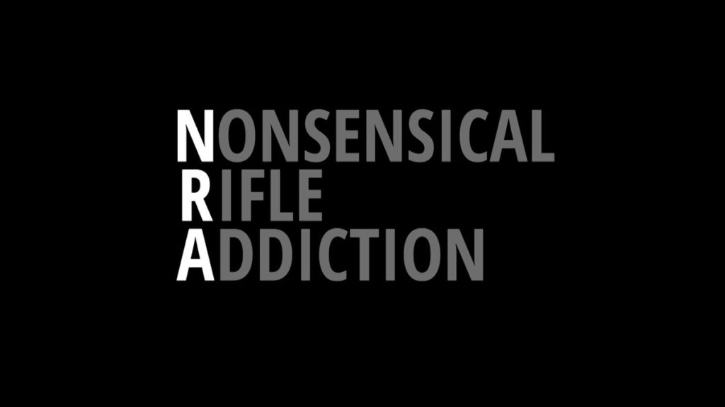 Dutch late night show host Arjen Lubach blasts Nonsensical Rifle Addiction (NRA) in another hilarious/outrageous video