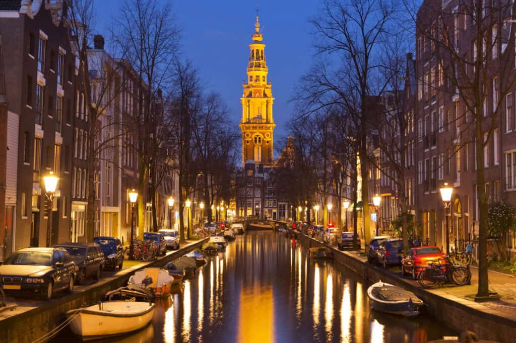 photo-of-amsterdam-canal-dark-with-street-lights