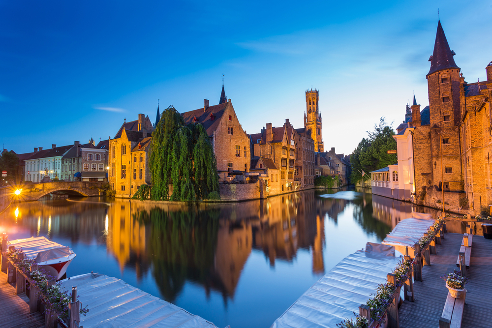 bruges canals in belgium