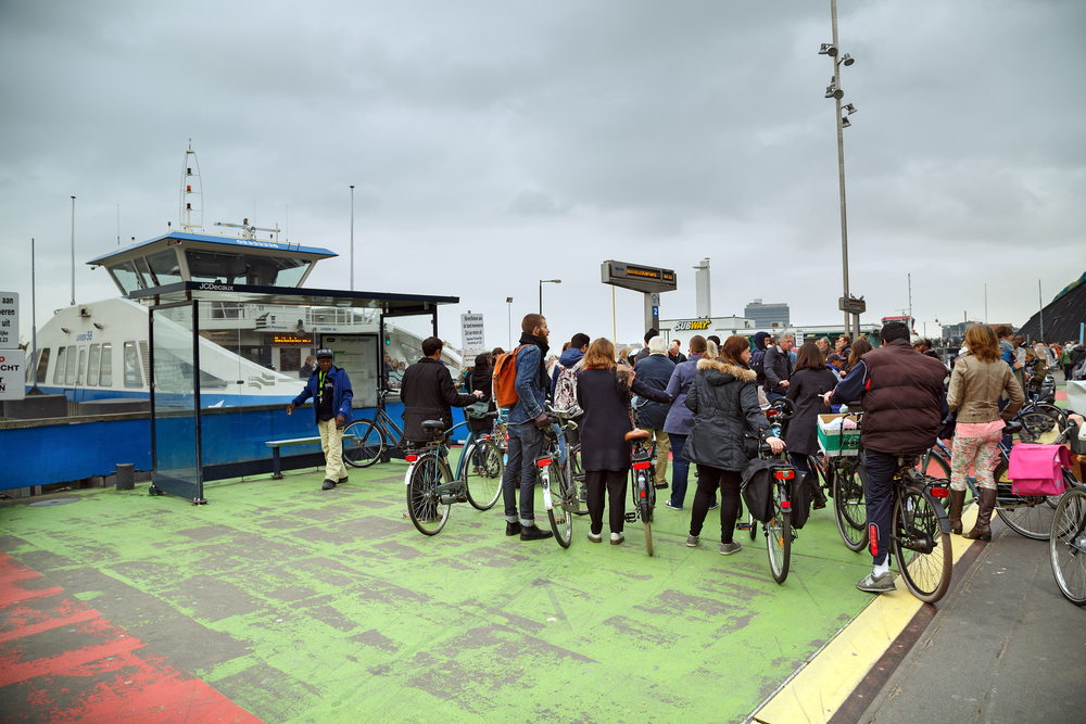 photo-of-a-crowd-of-amsterdammers-trying-to-get-on-a-ferry-to-amsterdam-north