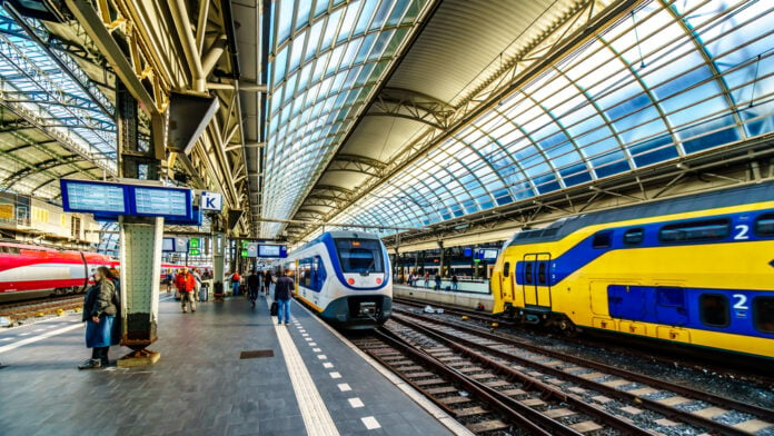 photo-of-amsterdam-central-station-with-ns-trains