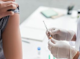 woman-receives-coronavirus-vaccination-at-mobile-testing-site-in-the-Netherlands