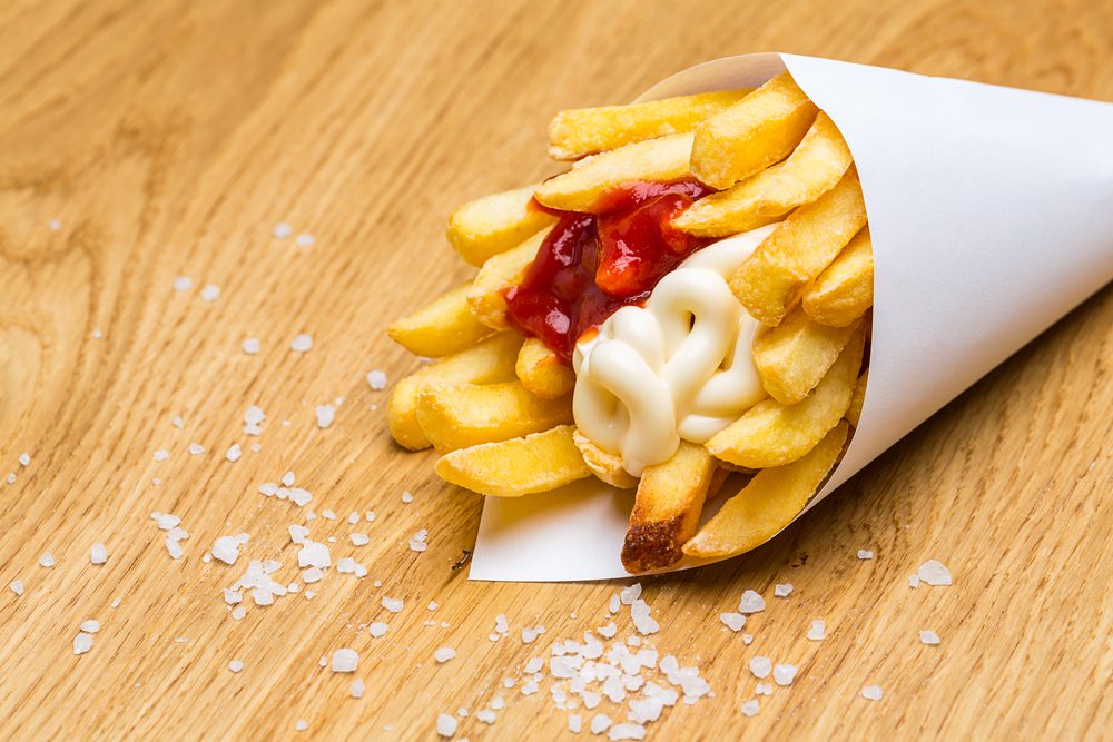 Dutch-fries-in-a-wrapper-with-mayonnaise-and-ketchup