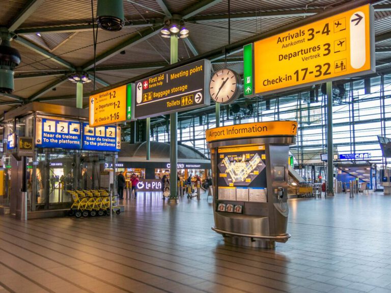 Stowaway found in a cargo plane landing at Schiphol Airport