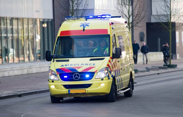 ambulance-in-the-Netherlands-carrying-coronavirus-patient-2021