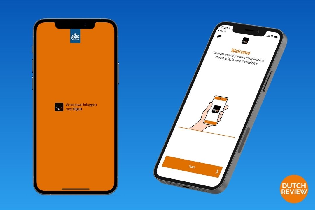 DigiD-app-on-a-Dutch-phone