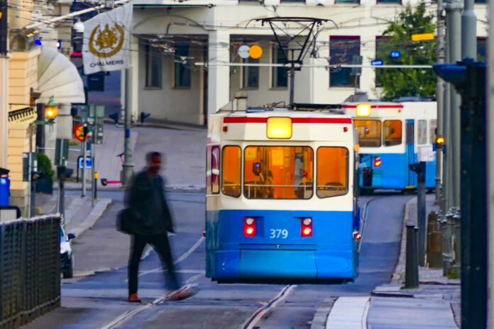 photo-of-tram-in-Gothenburh-Sweden