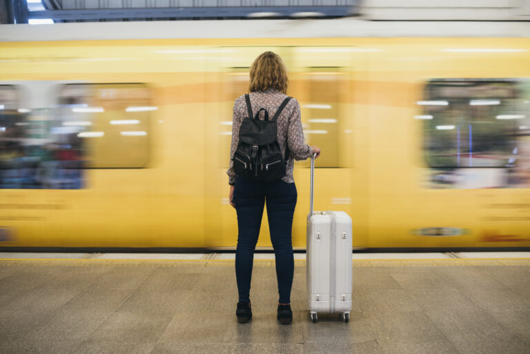 Dutch-woman-waiting-for-train