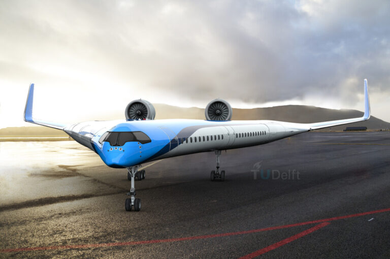 The V-shaped airplane: A step towards more sustainable flight