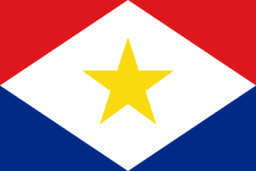 Saba island flag