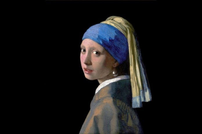 Girl with Pearl Earring Vermeer Painting