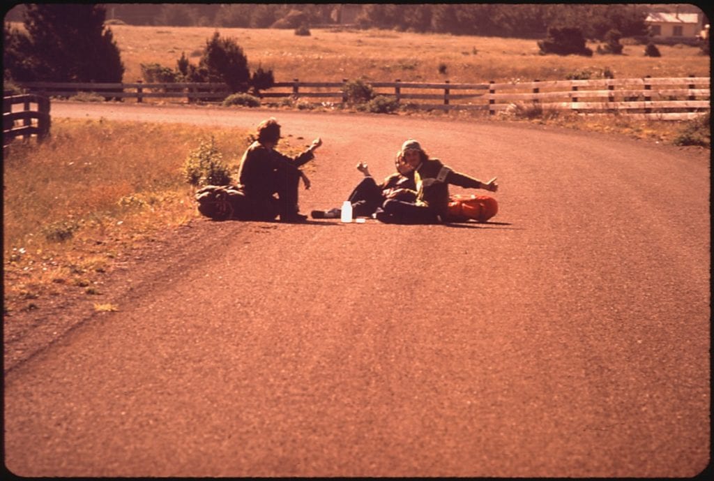 Hitchhiking in the Netherlands 