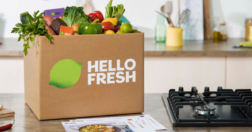 photo-of-hellofresh-box-on-top-of-kitchen-counter-filled-with-ingredients-for-recipes-as-part-of-hellofresh-netherlands-review