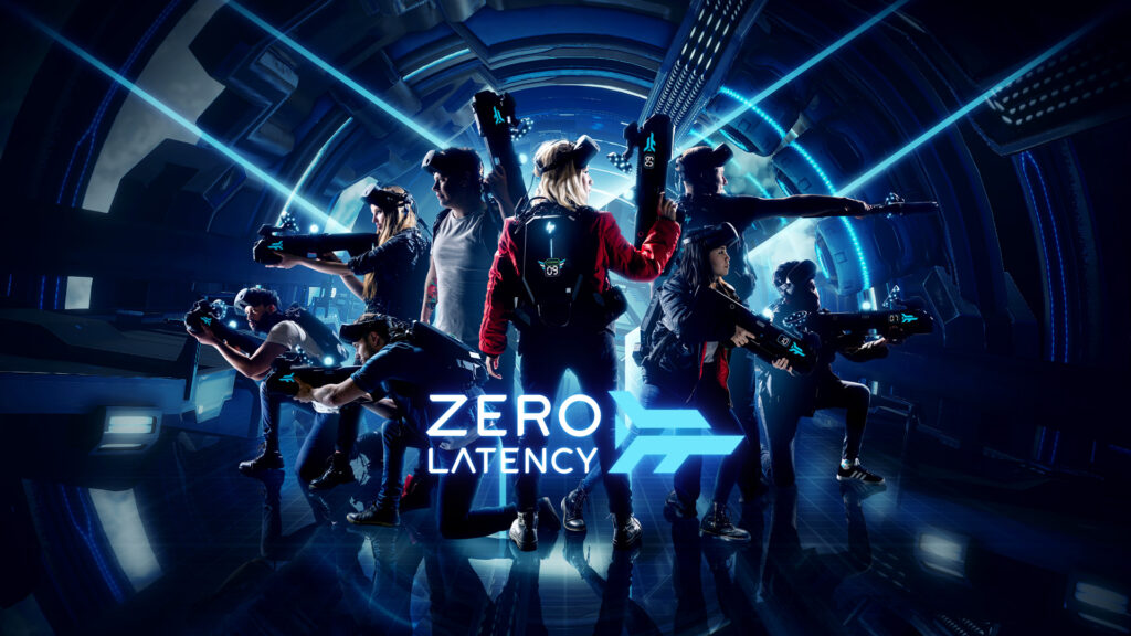 Group-of-people-wearing-virtual-reality-gear-with-the-zero-latency-vr-logo