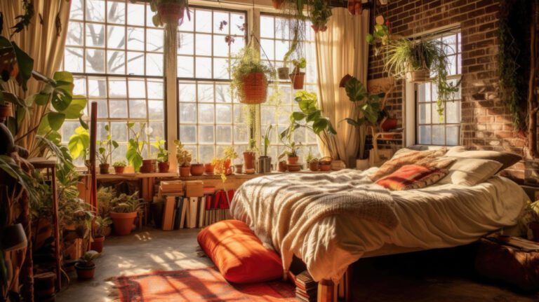 photo-of-cosy-Dutch-bedroom-that-feels-like-home-filled-with-plants-a-cosy-bed-and-curtains