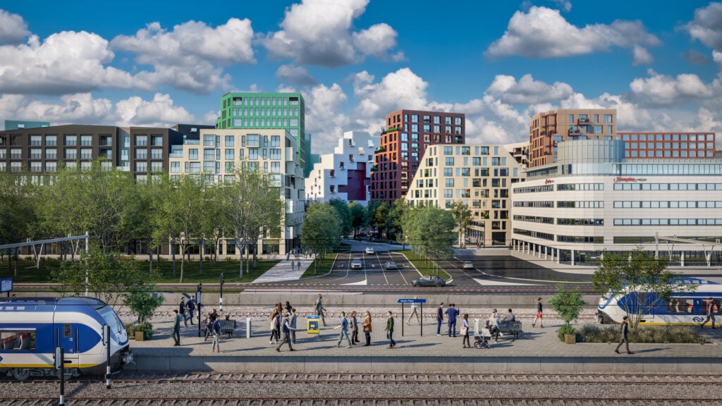 Hyde-park-impression-of-neighbourhood-in-hoofddorp-with-train-station-close-by