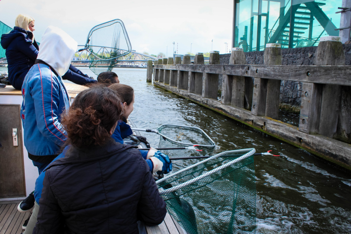 Plastic Fishing in Amsterdam