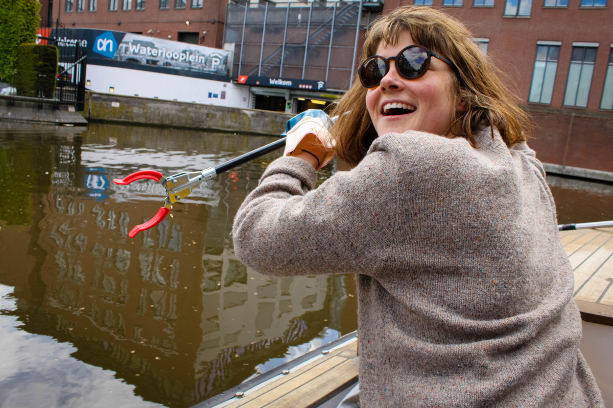 Plastic Fishing in Amsterdam