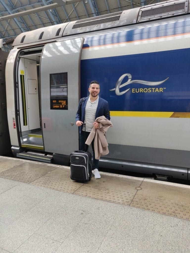 direct eurostar train from Amsterdam to London