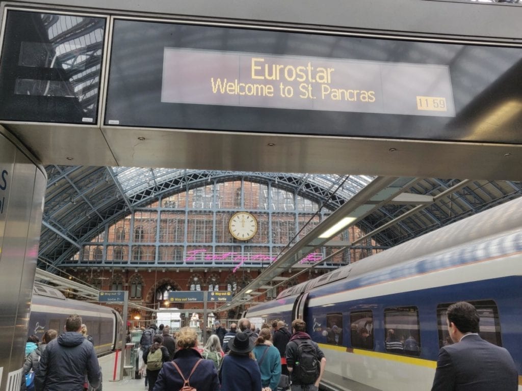 direct eurostar train from Amsterdam to London