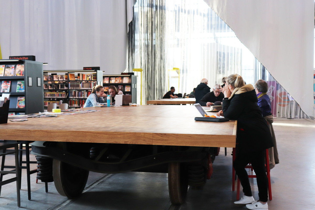 Workspace, LocHal, Tilburg, Library, Co-Working, Shared Space, Community