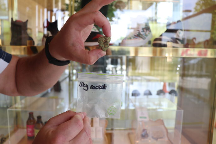 smoking weed Amsterdam Genetics coffeeshop