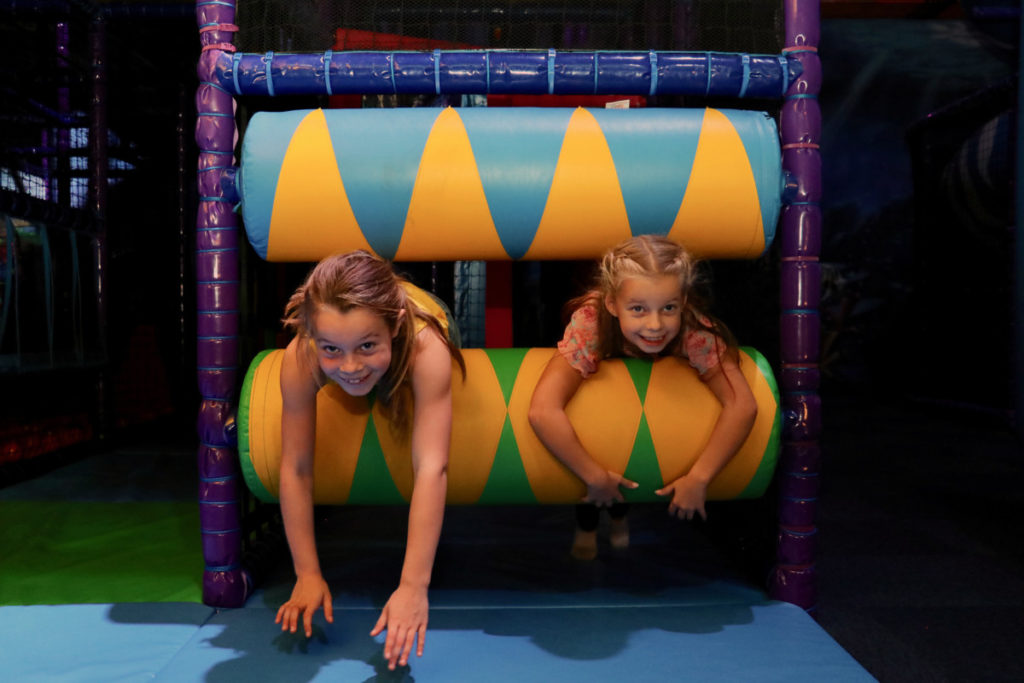 children-playing-on-foam-rollers