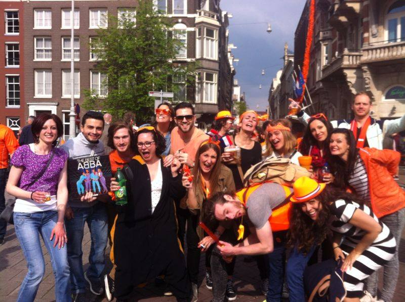 King's day - living in Amsterdam