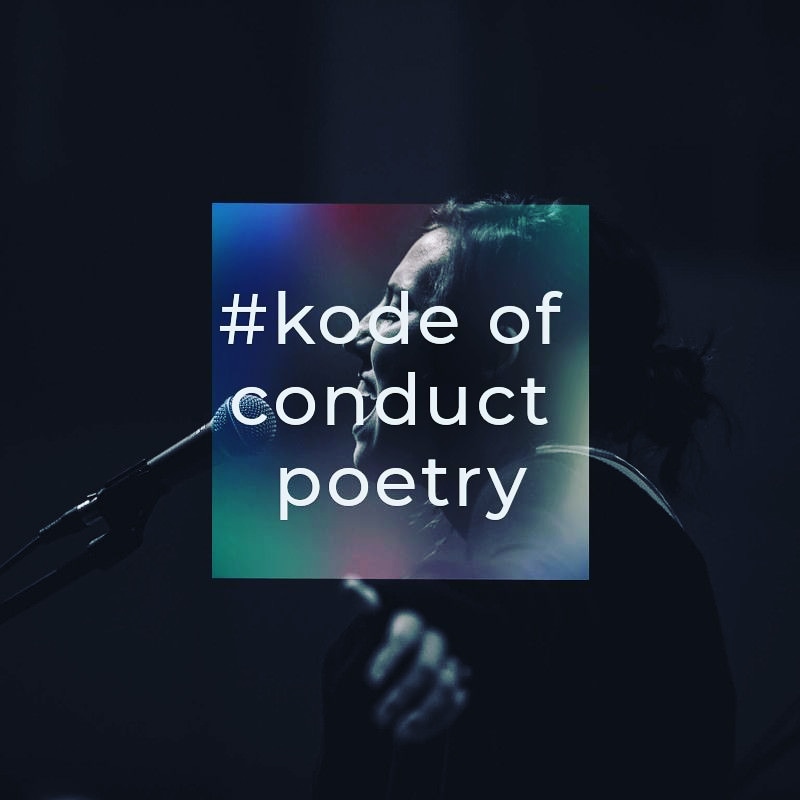 Kode of Conduct Poetry Amsterdam