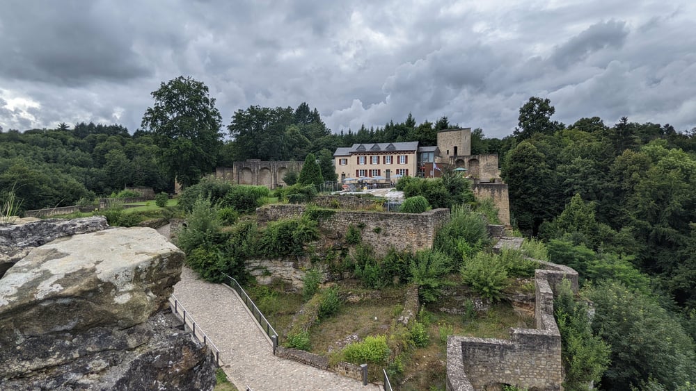 Photo-of-Larochelle-castle-under-grey-sky
