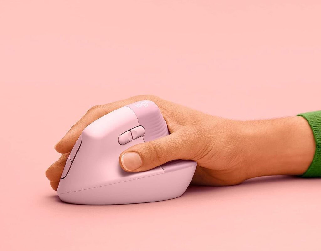 photo-of-logitech-ergonomic-pink-mouse-office-product