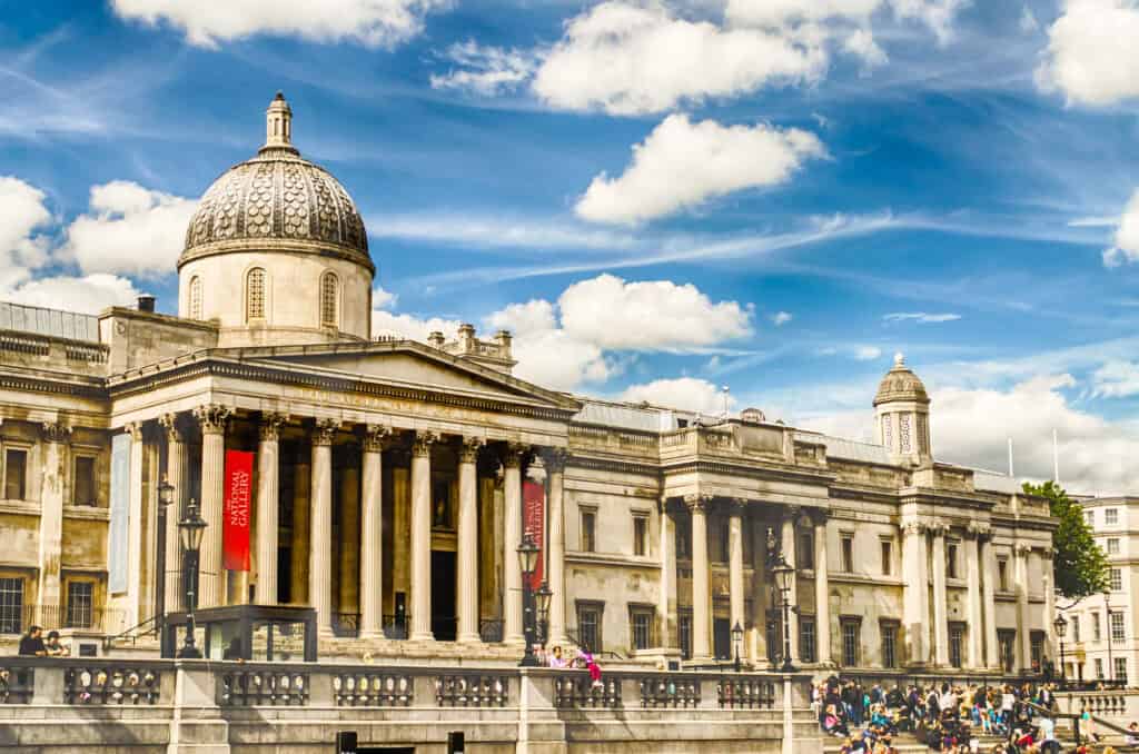 Galeria Nacional de Londres com Eurostar