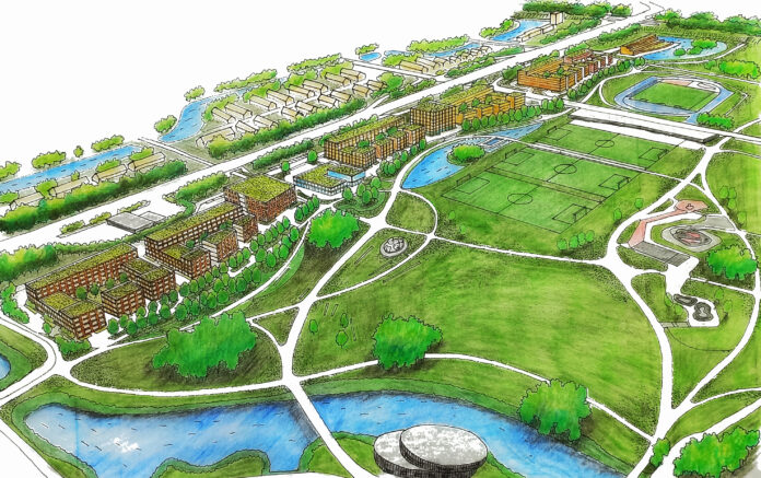 Concept-drawing-of-mandela-park-neighbourhood-in-amsterdam-the-netherlands