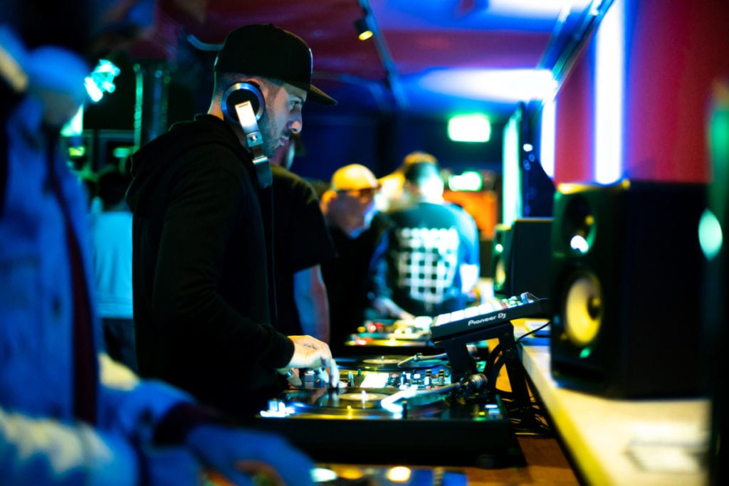 Amsterdam Dance Event - DJ in front of equipment