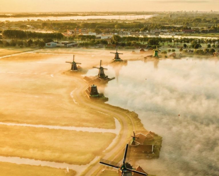 The Zaanse Schans by drone is insanely beautiful: photo & video report