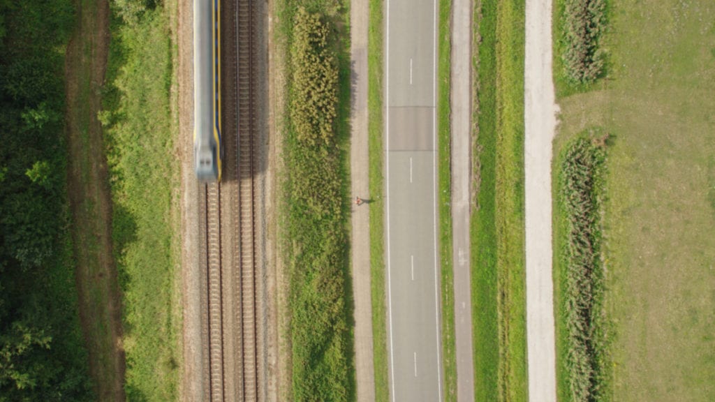 netherlands aerial shot