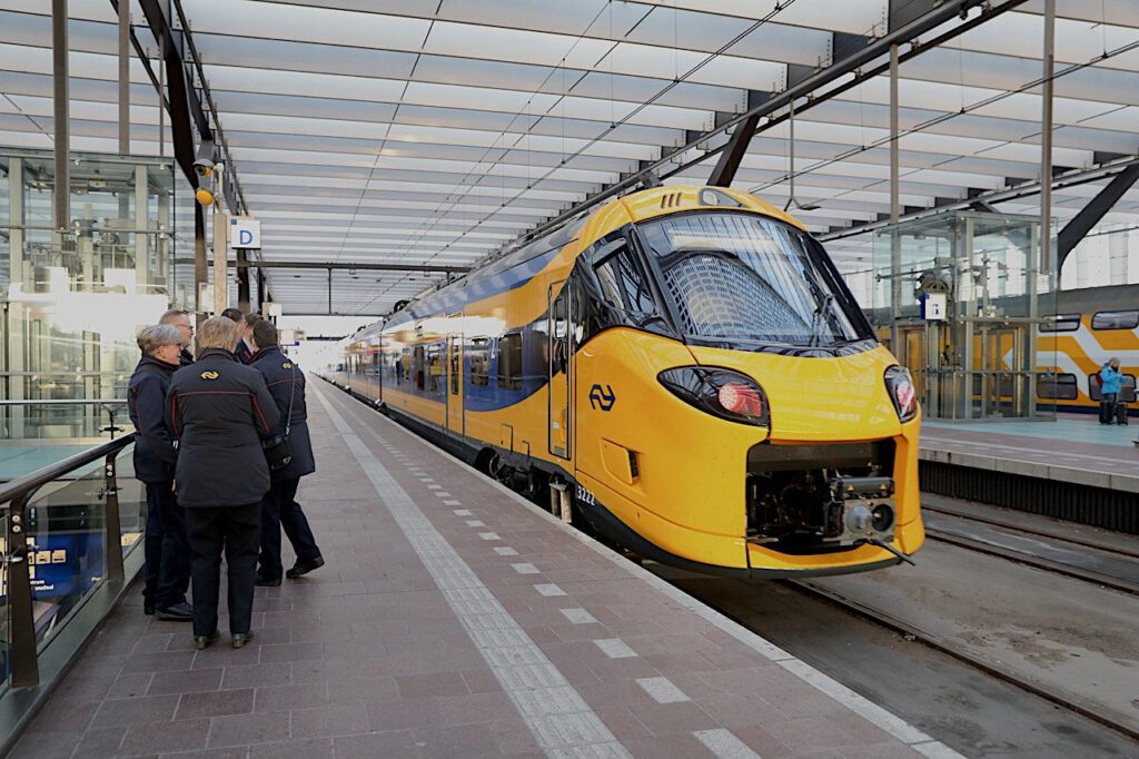 The NS unveils new high-speed intercity train on Amsterdam-Rotterdam line