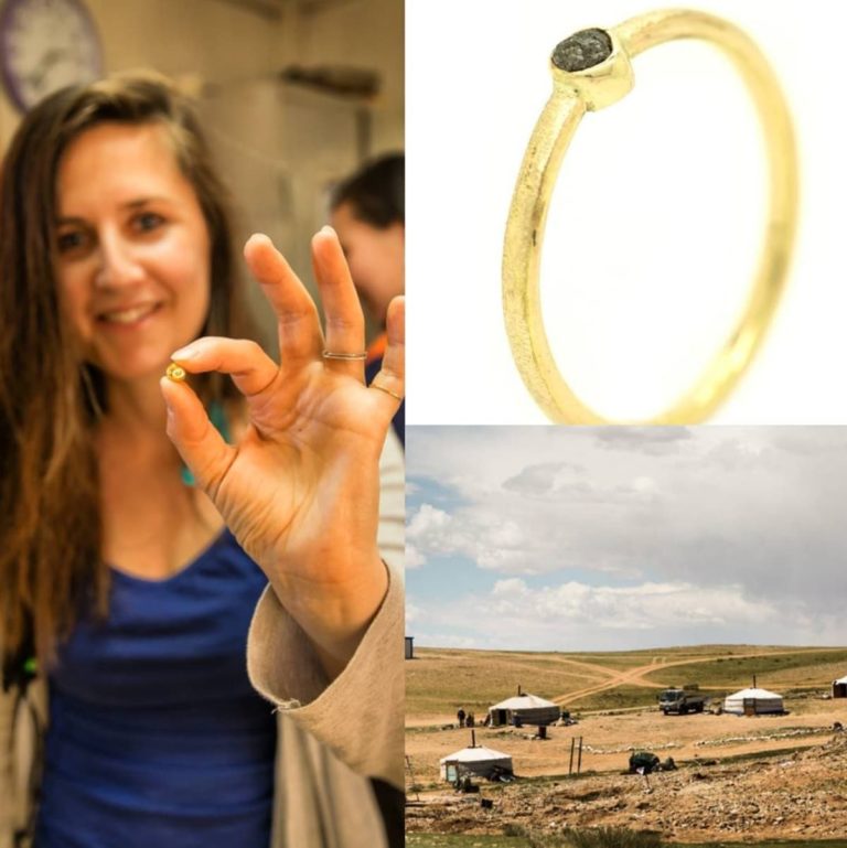 Meet Nina from Nanini, the Netherlands only fairmined goldsmith